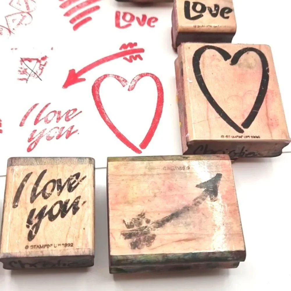 👋 VALENTINE'S DAY HEART LOVE STAMP SET 8 Pc  | Mix And Match 3/$20
